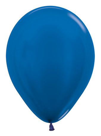 Blue balloon on a white background