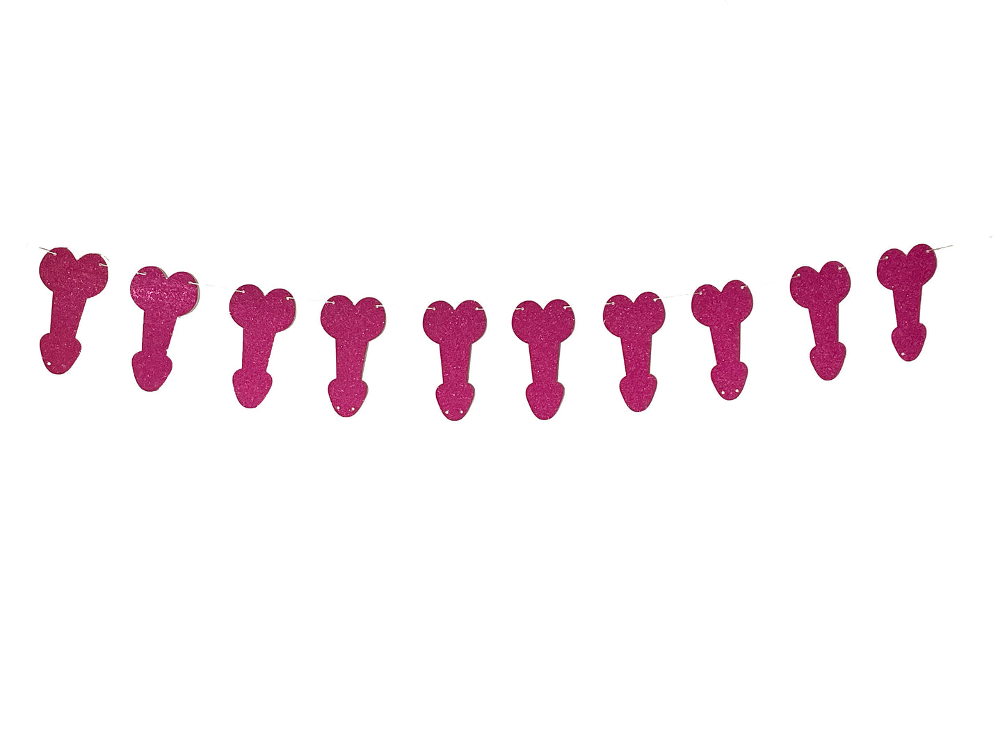 Glitter Dick Penis Banner (More Colors)