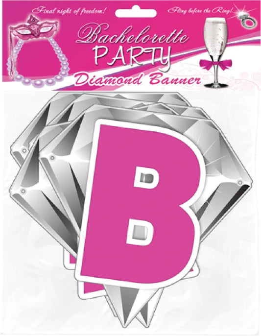 Diamond Bachelorette Party Banner