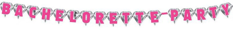 Diamond Bachelorette Party Banner