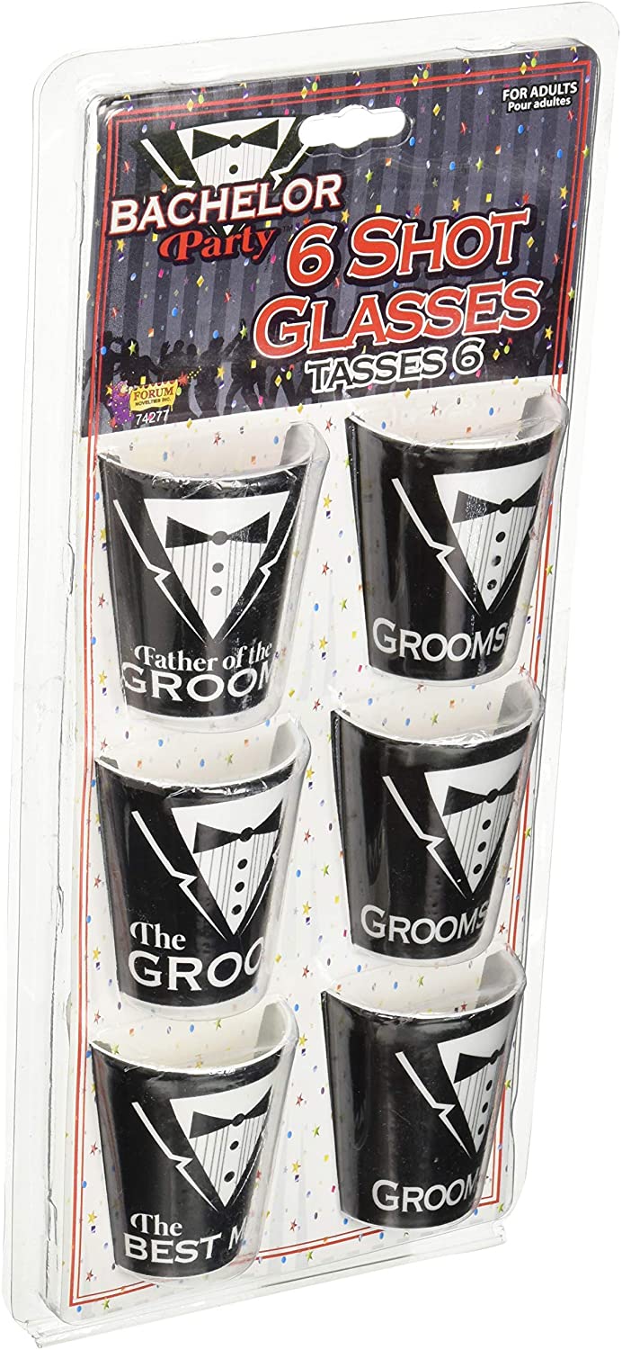 Bachelor Party Shot Glass Set