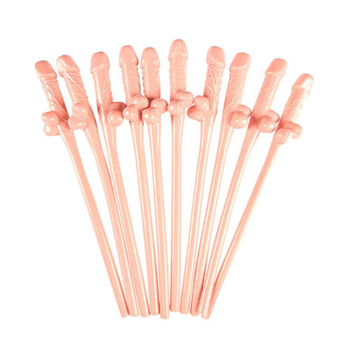 Naughty Bachelorette Penis Straws (Other Colors Avail)