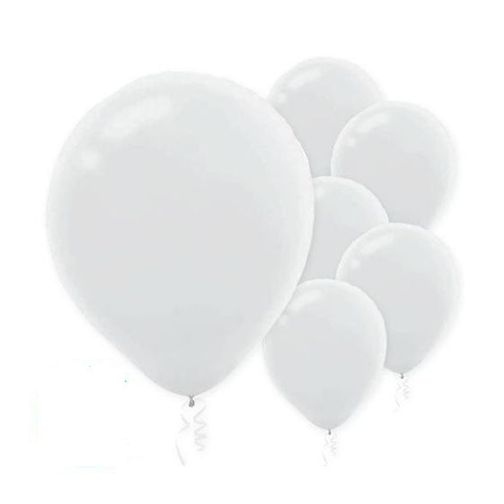 Solid Color Party Balloons (15 Count) Click for Color Choices! Flat Not Inflated.