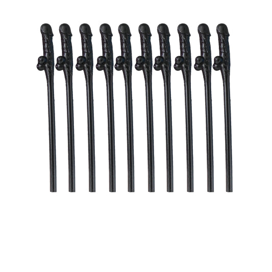 Black Penis Straws