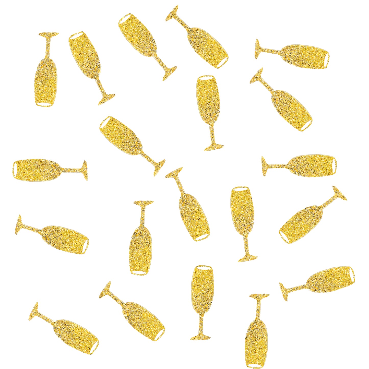 Champagne Glass Glitter Confetti
