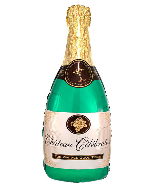Champagne Bottle Mylar Balloon