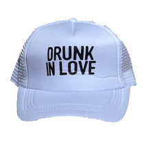 Load image into Gallery viewer, Just Drunk and Drunk in Love Bachelorette Party Hats