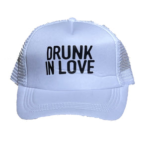 Just Drunk and Drunk in Love Bachelorette Party Hats