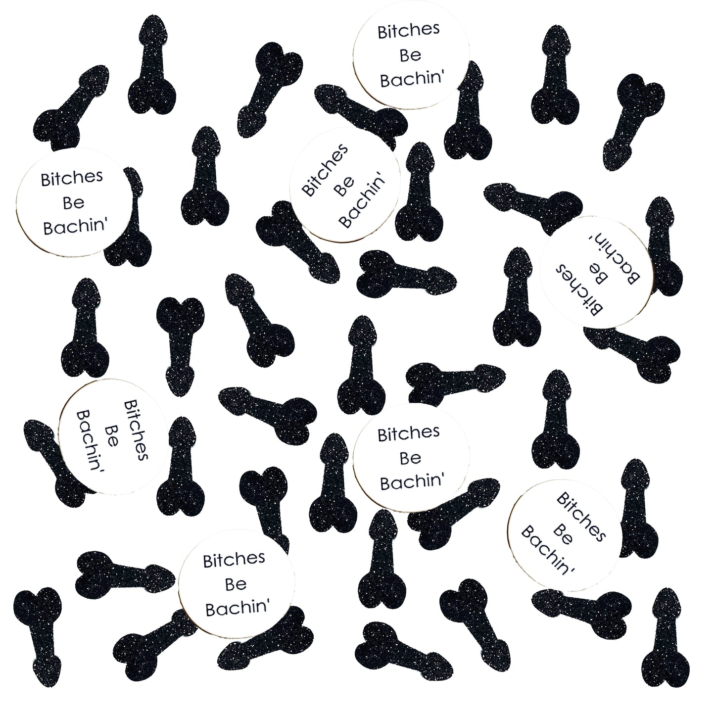 Bitches Be Bachin' Bachelorette Penis Confetti Pack