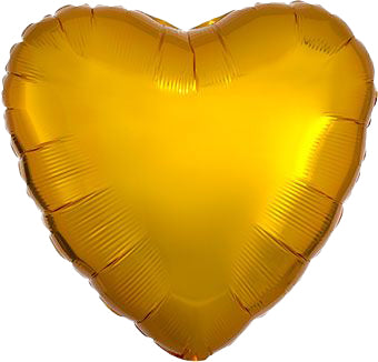 Gold Heart Foil Balloon (18 Inches)