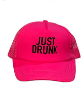 Load image into Gallery viewer, Just Drunk and Drunk in Love Bachelorette Party Hats