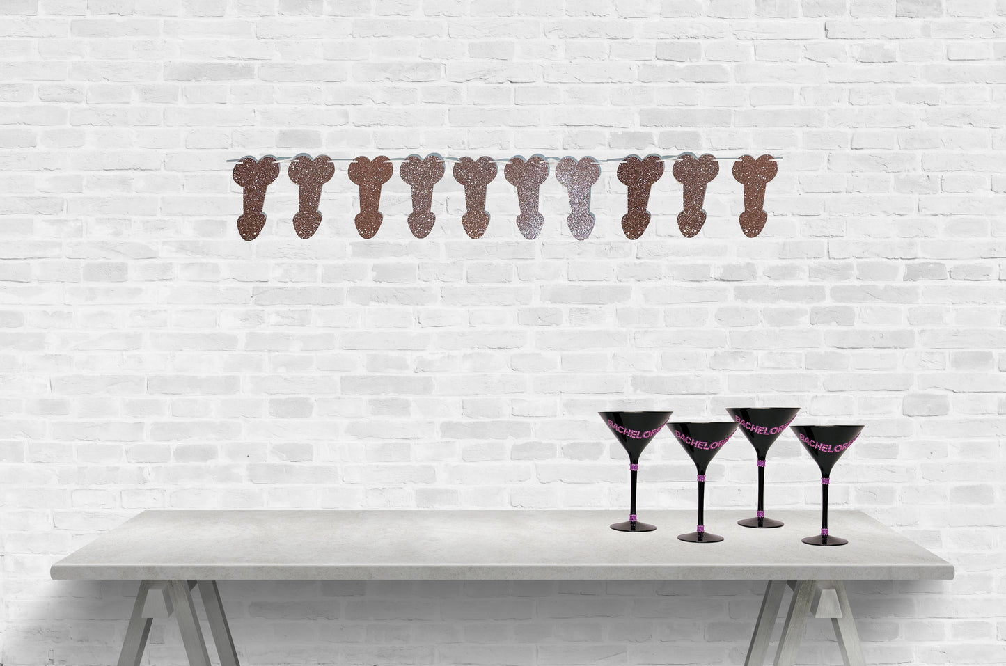 Glitter Dick Penis Banner (More Colors)