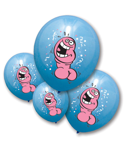 Blue Pecker Balloons
