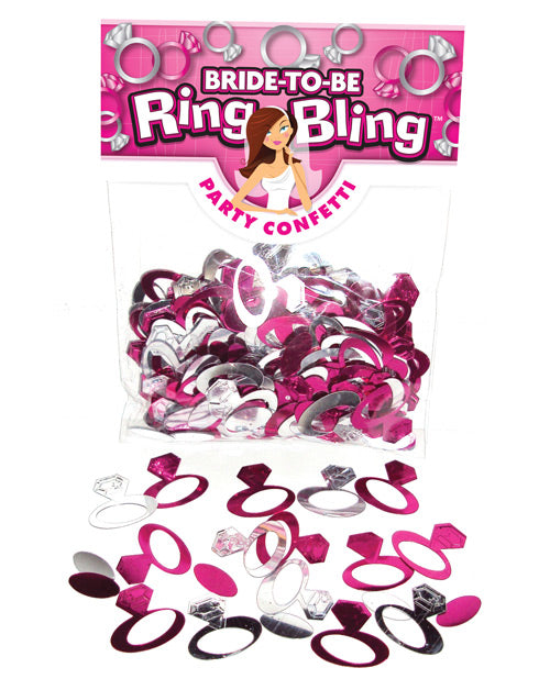 Bride to Be Bling Ring Confetti