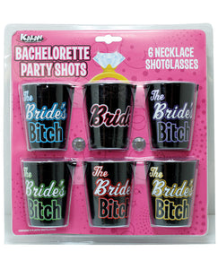 The Bride's Bitches Shot Glasses