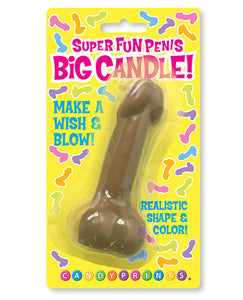 Big Penis Candle Brown