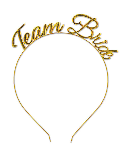 Team Bride Gold Headband