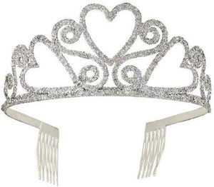 Pretty Glitter Tiara for Bridal Shower or Bachelorette