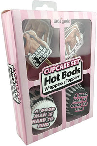 Hot Bod Cupcake Toppers Set