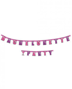 Bachelorette Party Pink and Purple Banner
