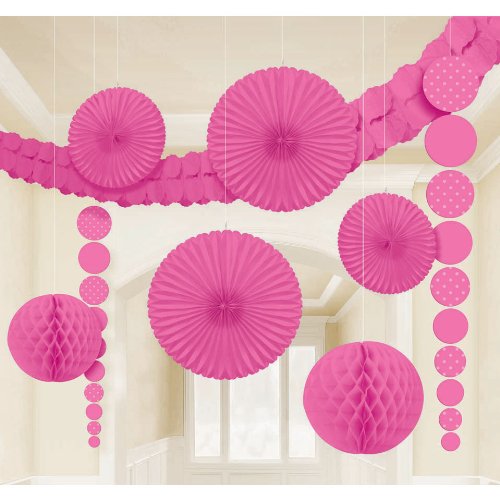 Bright Pink Dot Decoration Kit