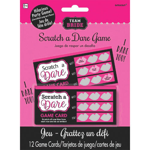 Scratch a Dare Bachelorette Party Game