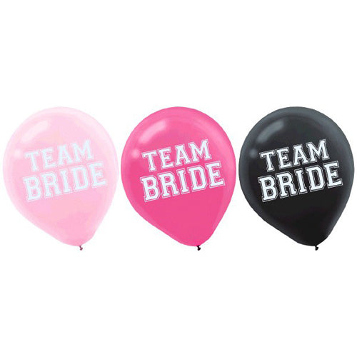Team Bride Balloons (15 Count)