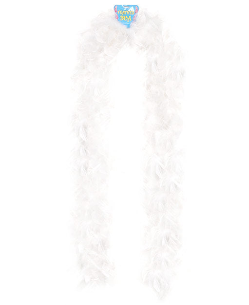 White Fluffy Feather Boa, Bachelorette Party Supplies
