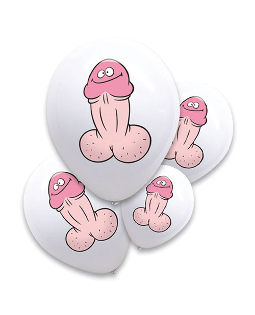 White Willy Pecker Balloons