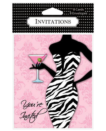 Zebra Dress Bachelorette Invites
